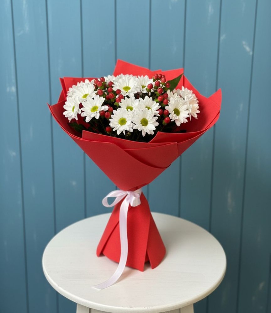 Букет цветов из: Хризантемы в Афанасово