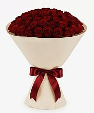 Букет 101 Бордовая роза Блэк Бакарра в Афанасово