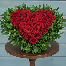 Цветочная композиция из Розы в виде сердца #REPLACE_PRED# Афанасово