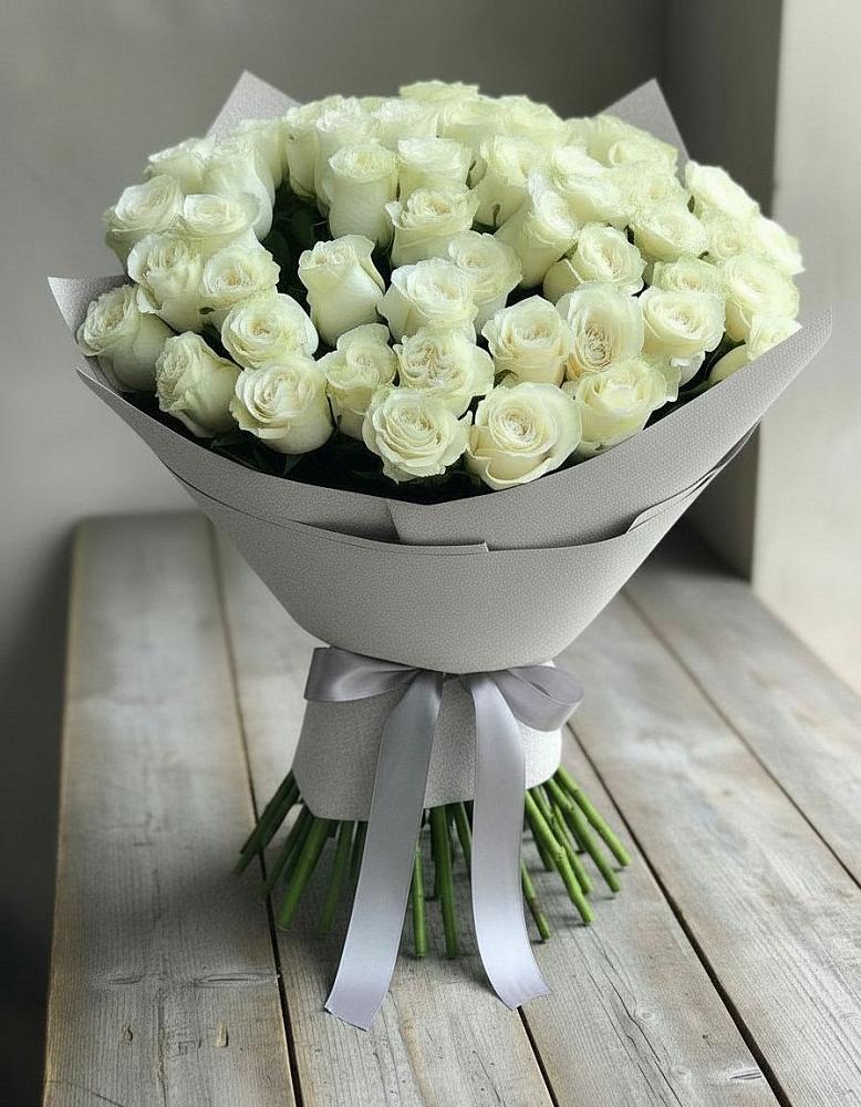 Букет 35 Белых роз в Афанасово