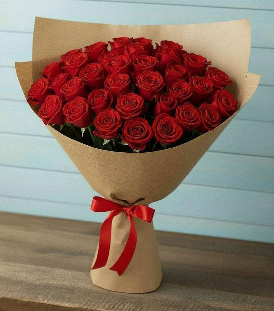 Букет Красные розы Милано в Афанасово