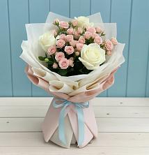 Букет цветов из:  Розы в Афанасово