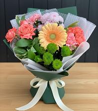 Букет цветов из:  Гвоздики, Розы, Герберы и Хризантемы #REPLACE_PRED# Афанасово