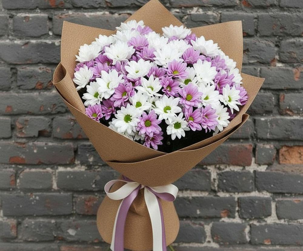 Букет цветов из: Хризантемы в Афанасово