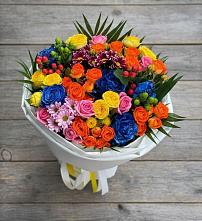 Букет цветов из:  Розы и Хризантемы в Афанасово