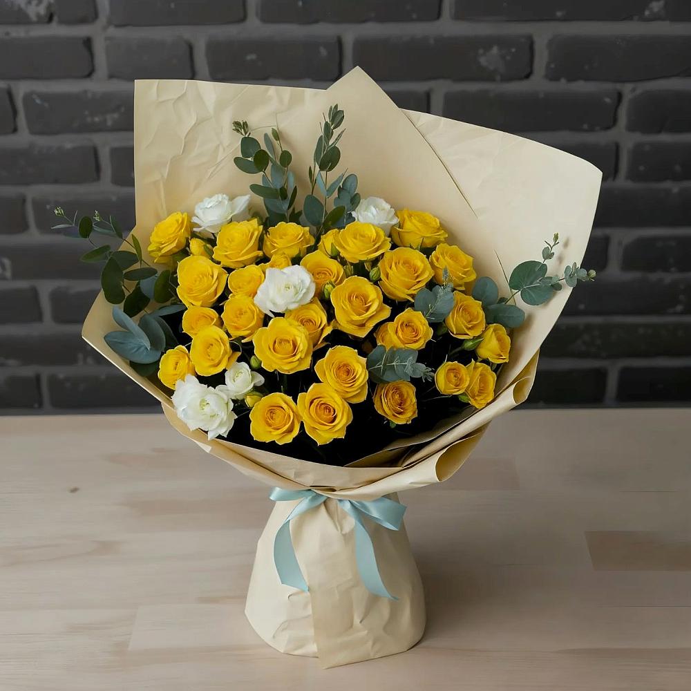 Букет цветов из: Розы в Афанасово