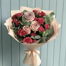 Букет цветов из:  Гвоздики и Розы в Афанасово
