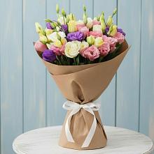 Букет цветов из:  Лизиантусы в Афанасово