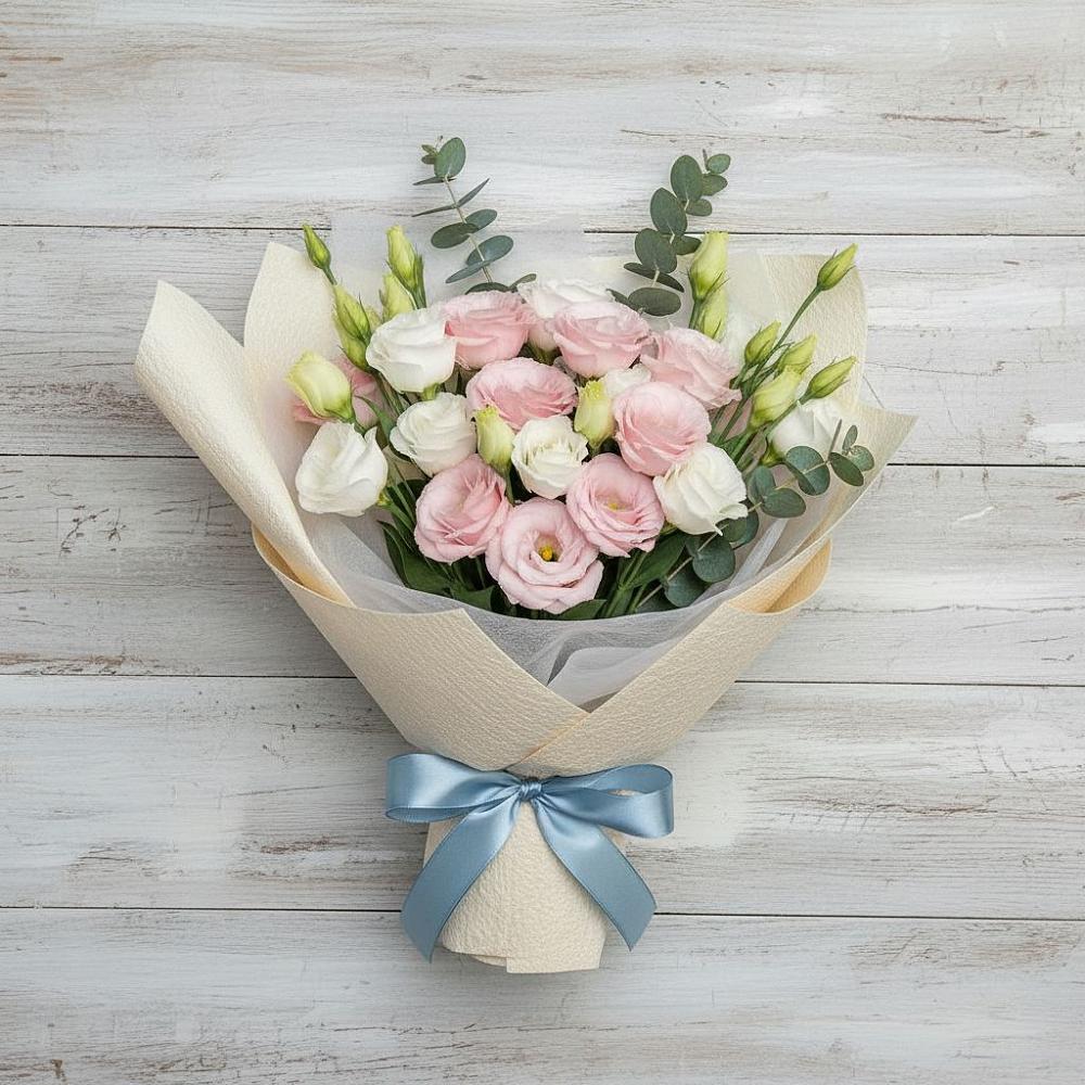 Букет цветов из: Лизиантусы в Афанасово